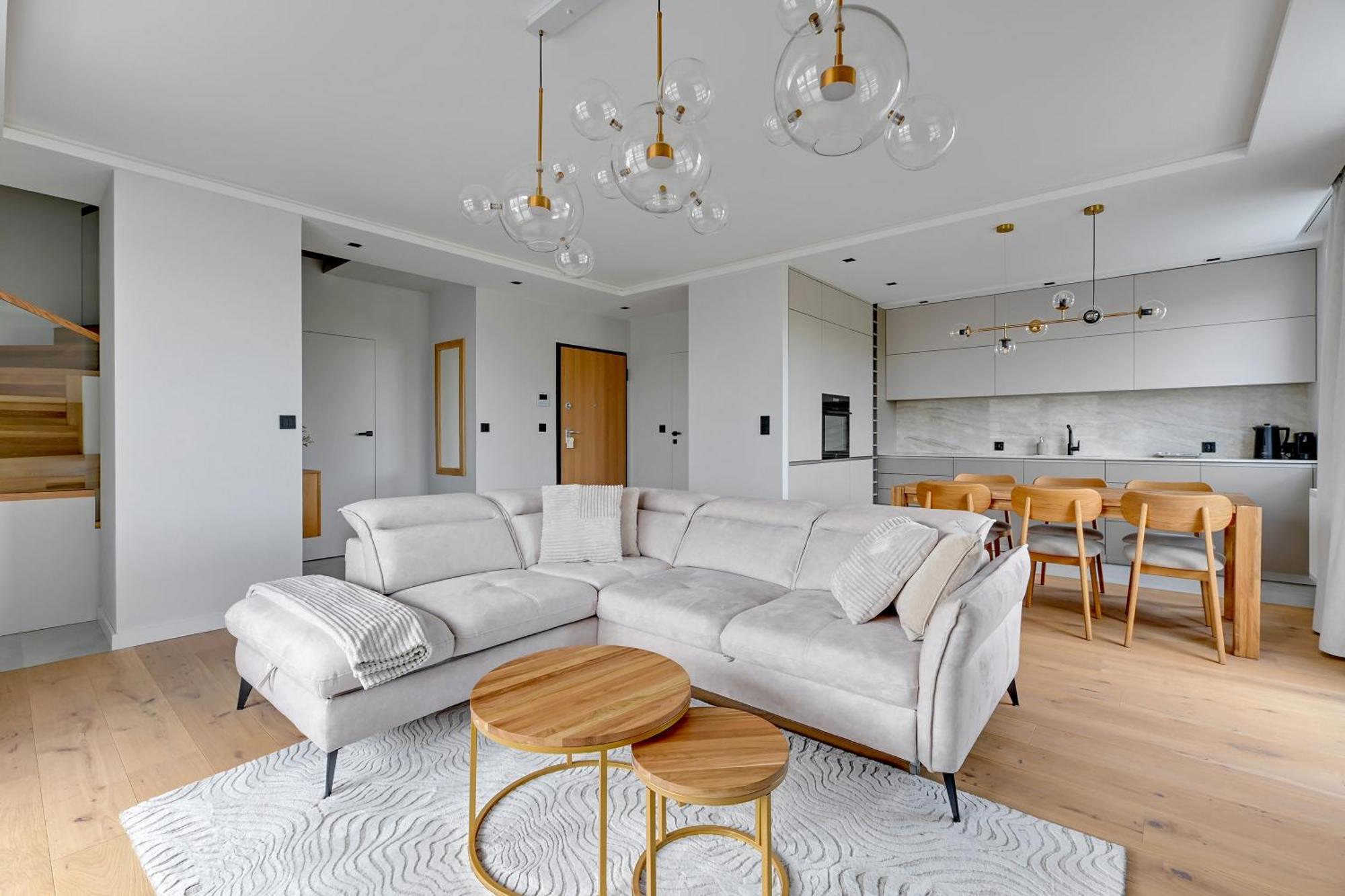 Blue Mandarin Marina Apartment Гданск Стая снимка