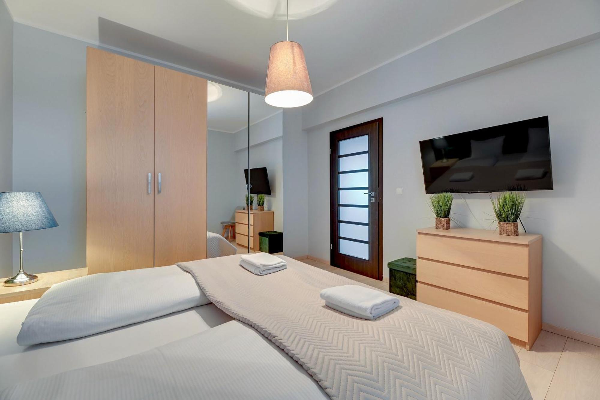 Blue Mandarin Marina Apartment Гданск Стая снимка