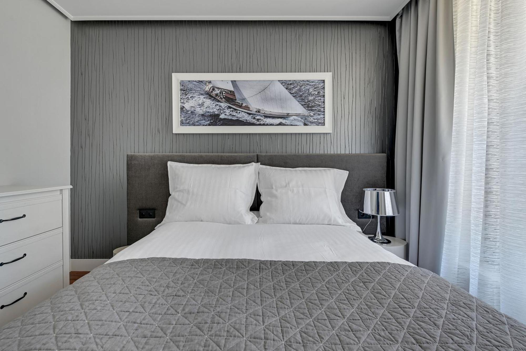 Blue Mandarin Marina Apartment Гданск Стая снимка