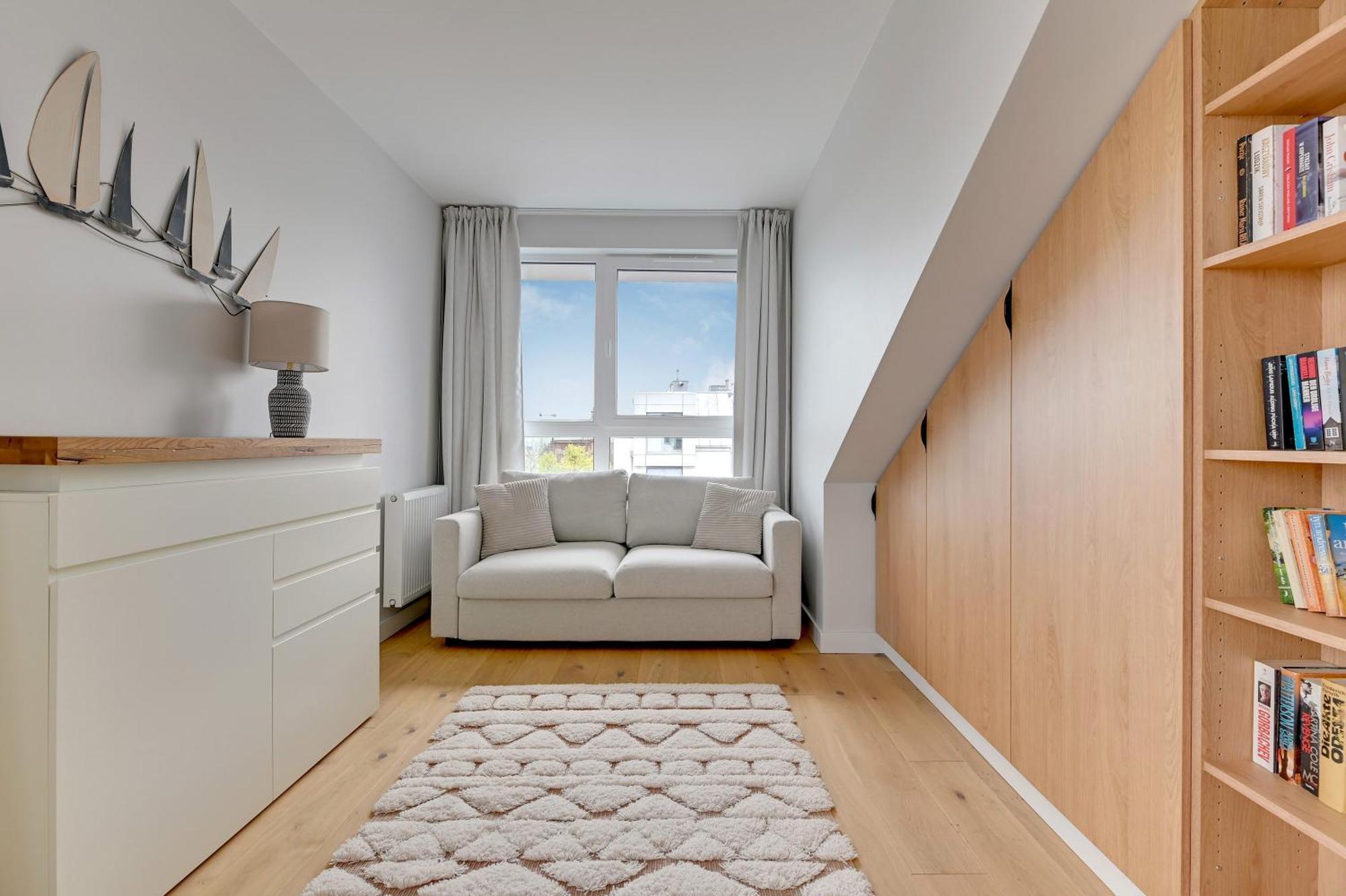 Blue Mandarin Marina Apartment Гданск Стая снимка