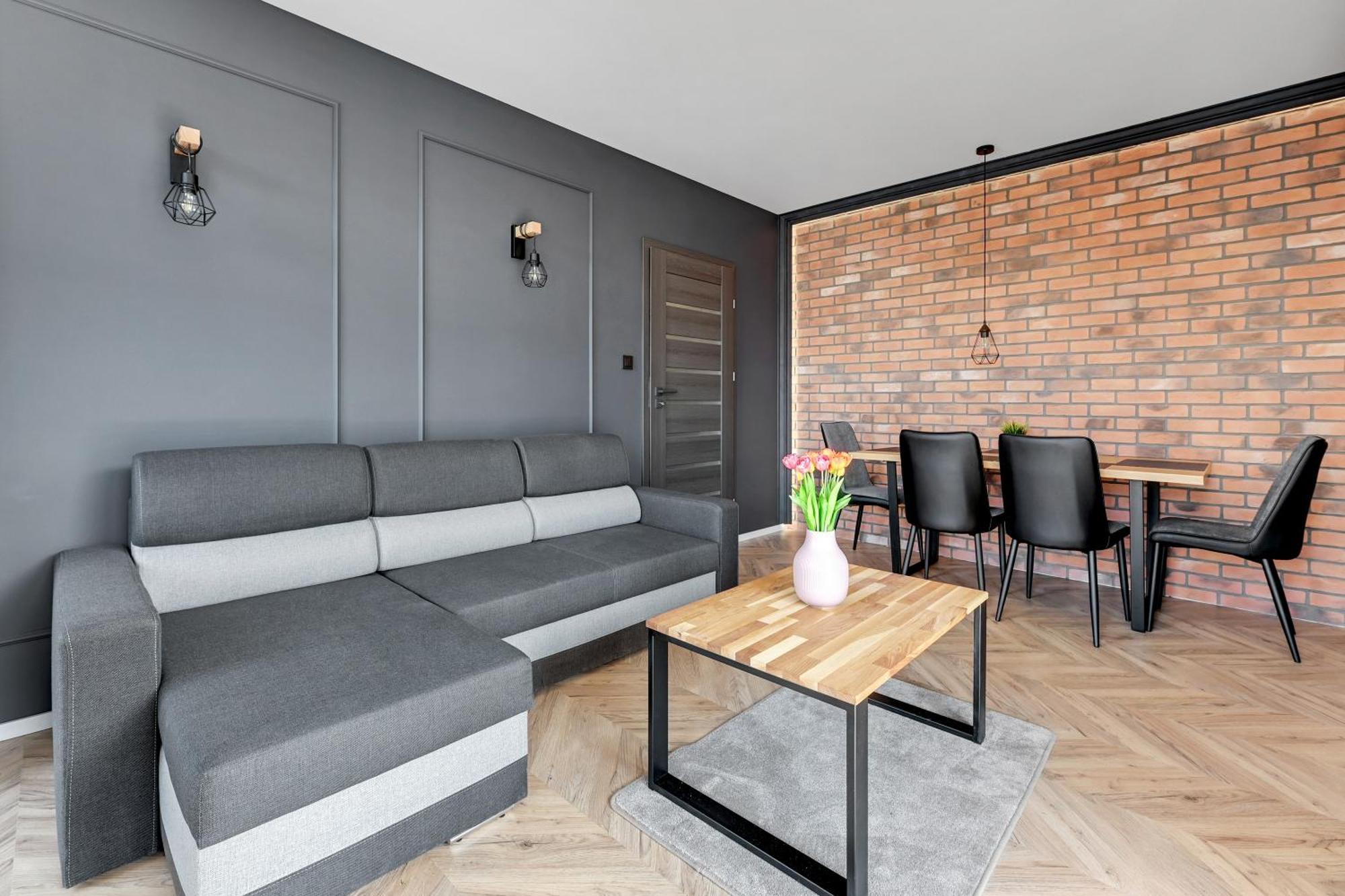 Blue Mandarin Marina Apartment Гданск Стая снимка