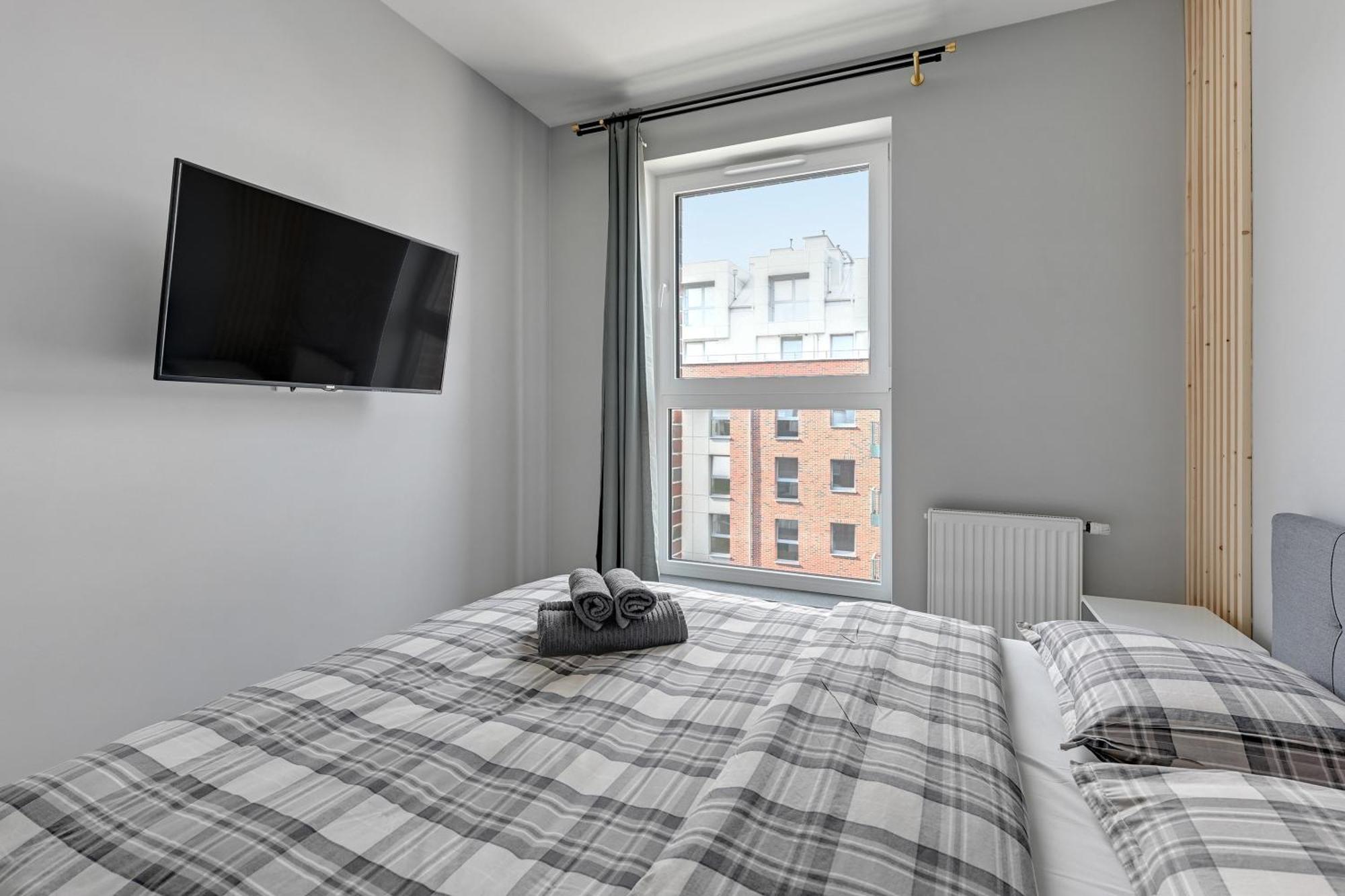 Blue Mandarin Marina Apartment Гданск Стая снимка