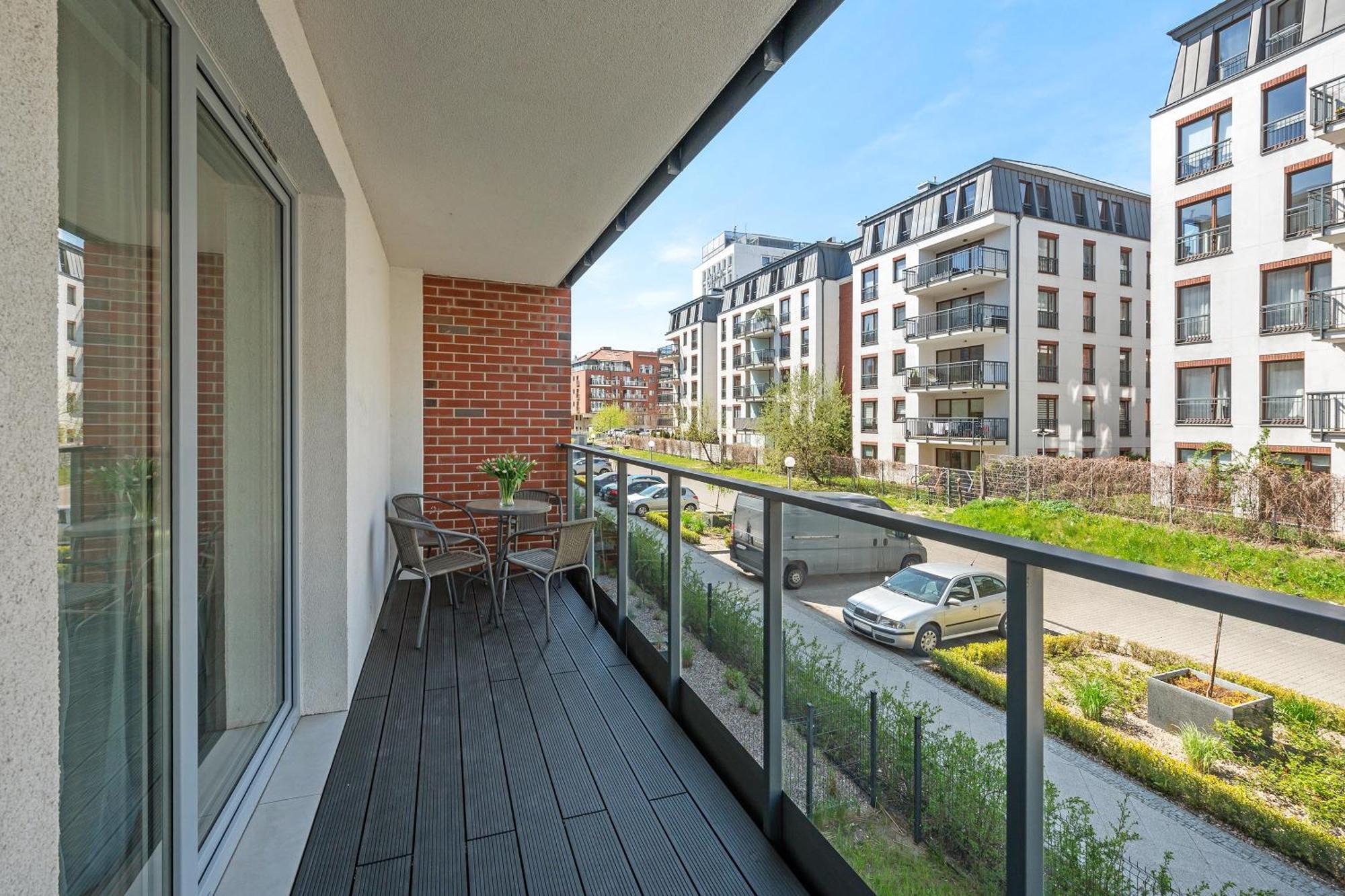 Blue Mandarin Marina Apartment Гданск Стая снимка