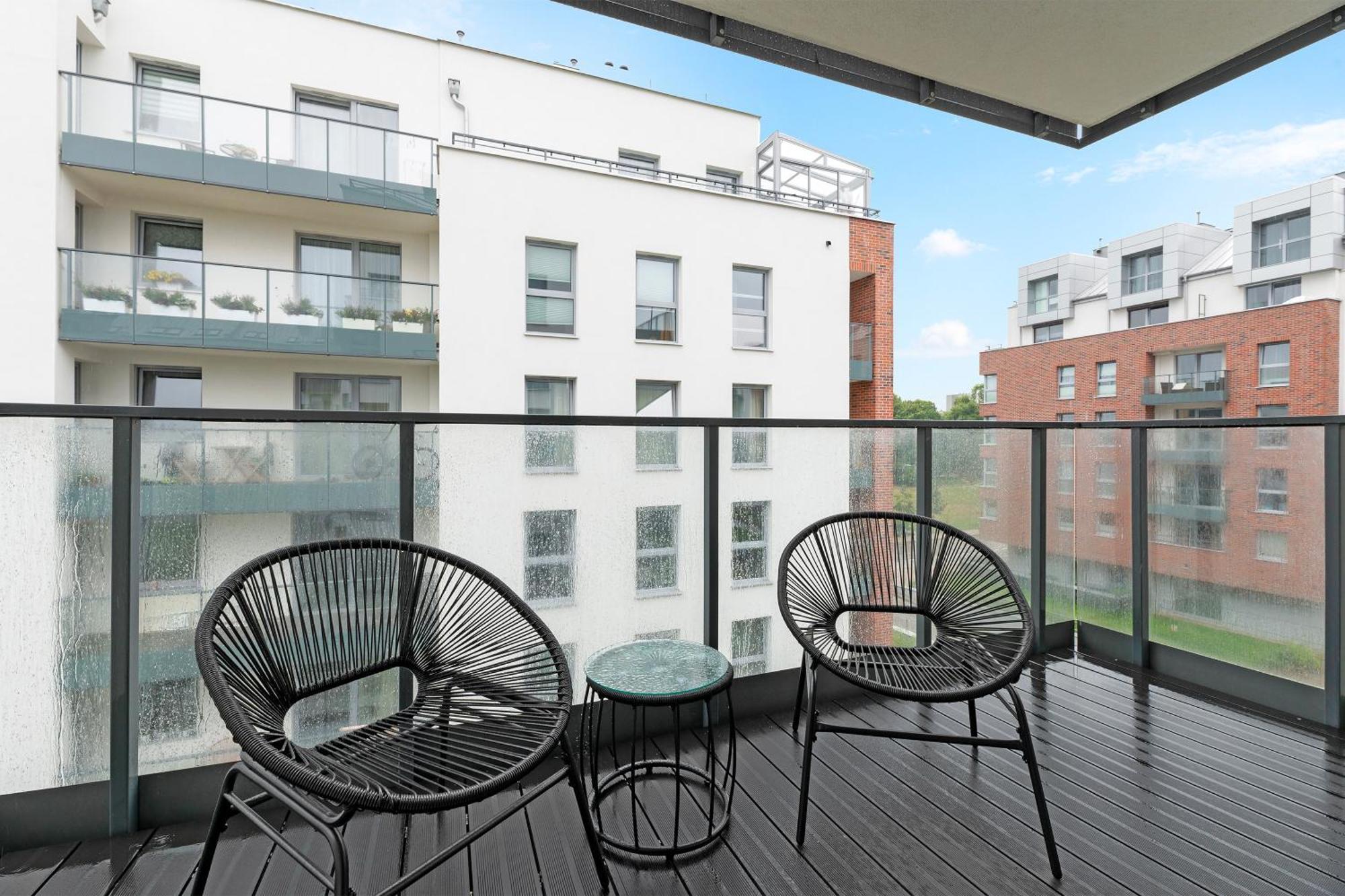 Blue Mandarin Marina Apartment Гданск Стая снимка