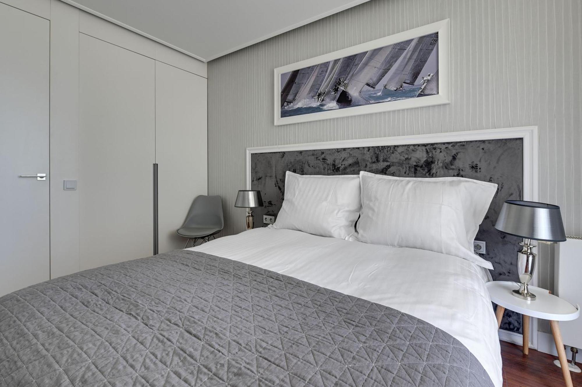 Blue Mandarin Marina Apartment Гданск Стая снимка