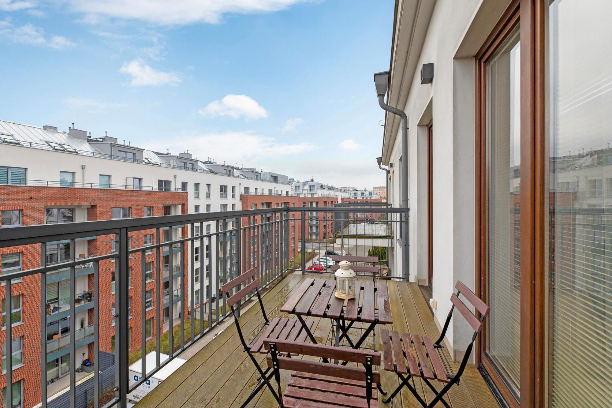 Blue Mandarin Marina Apartment Гданск Стая снимка