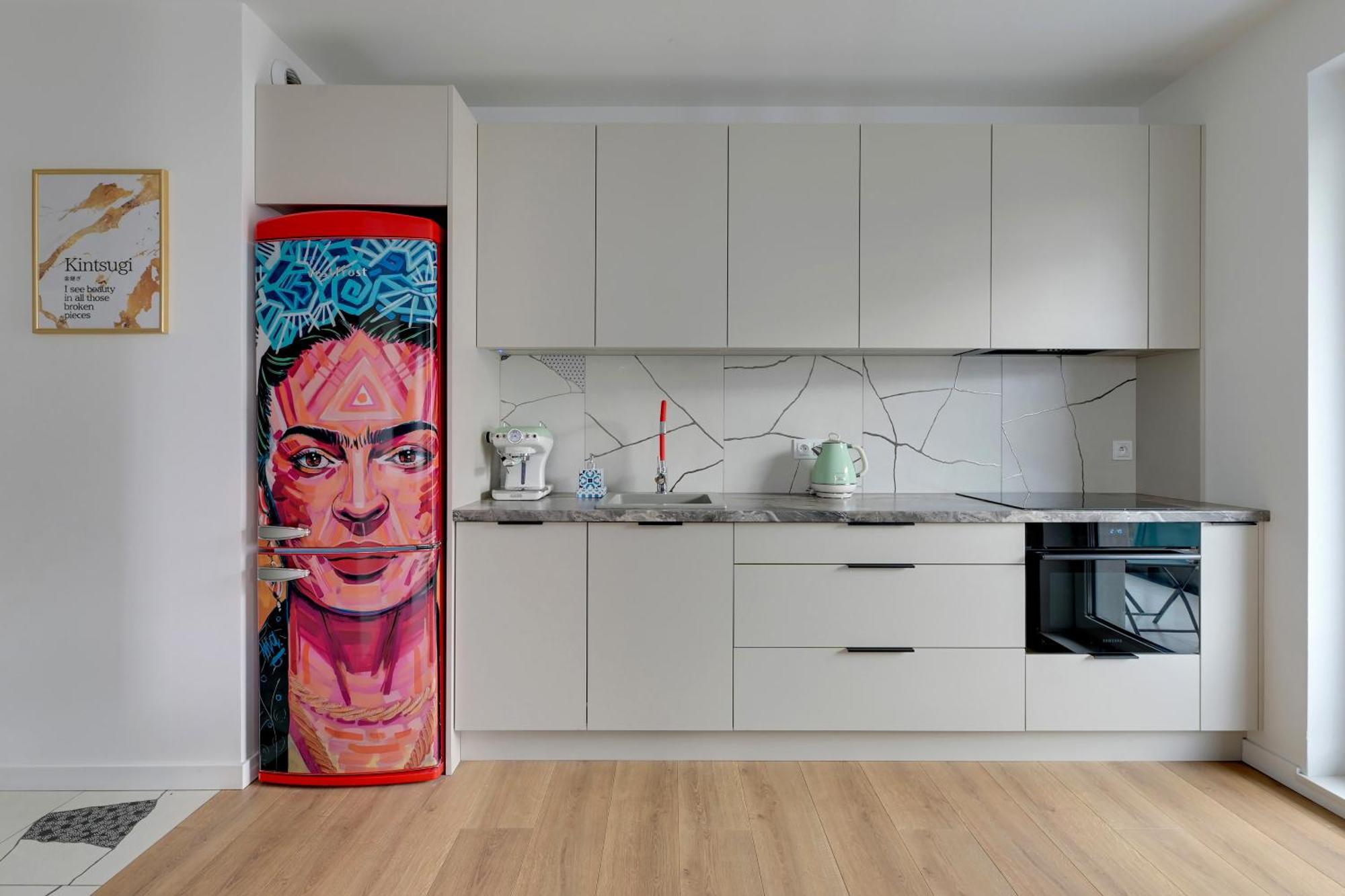 Blue Mandarin Marina Apartment Гданск Стая снимка