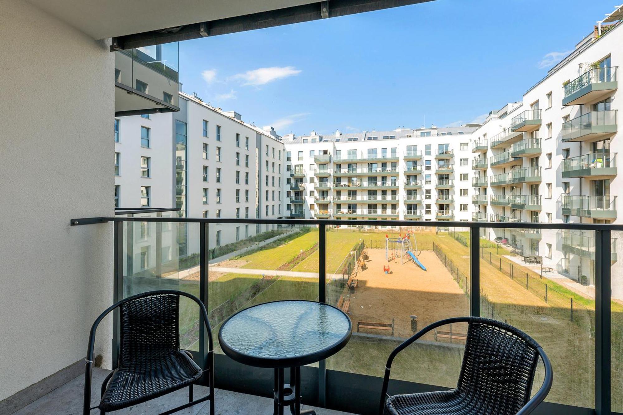 Blue Mandarin Marina Apartment Гданск Стая снимка