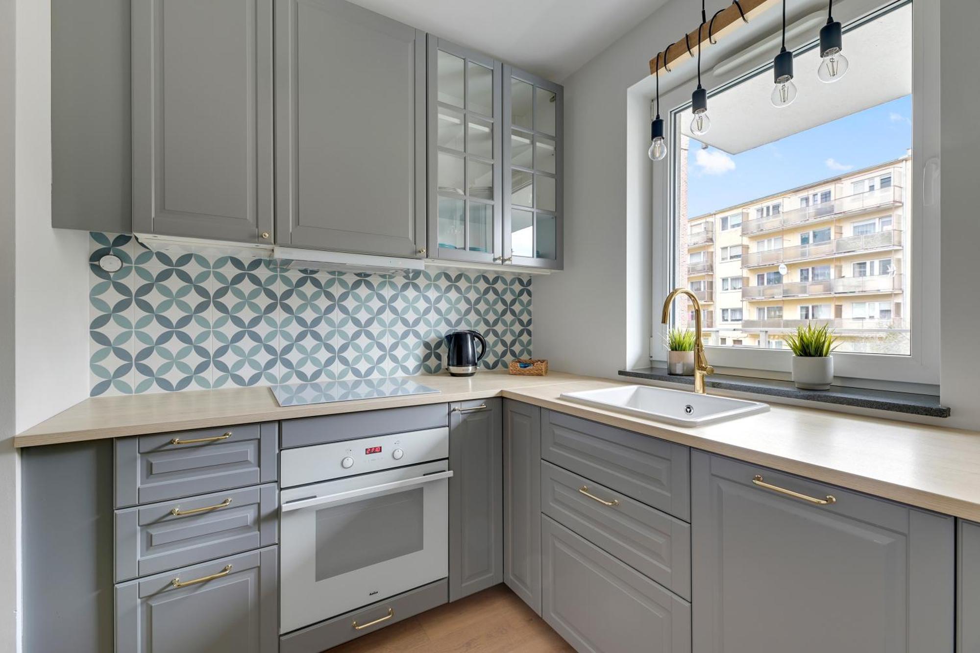 Blue Mandarin Marina Apartment Гданск Стая снимка
