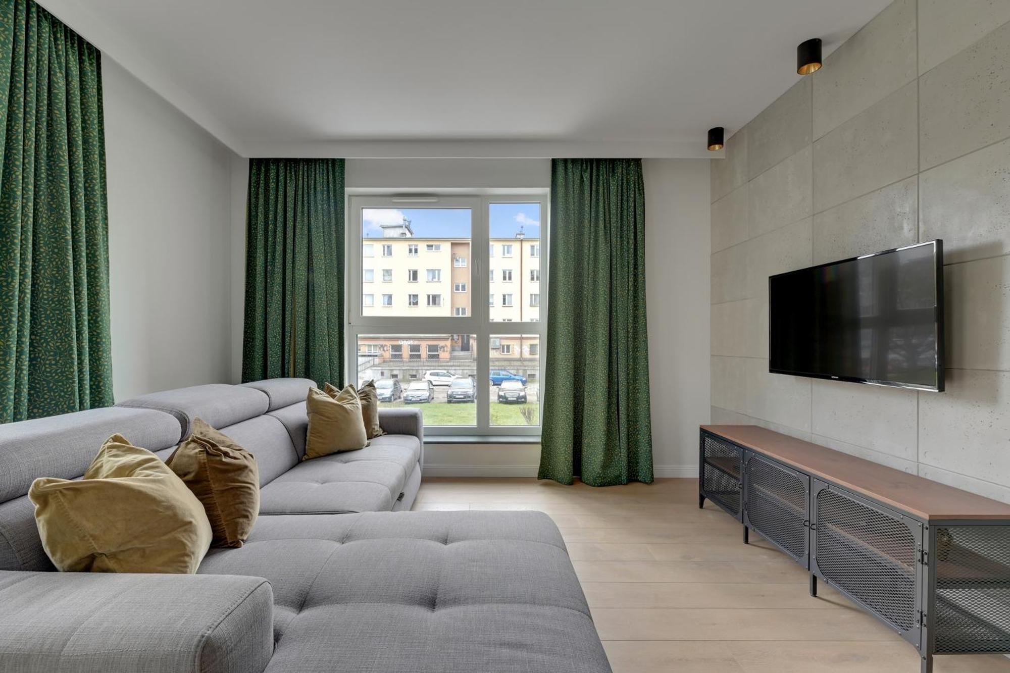 Blue Mandarin Marina Apartment Гданск Стая снимка