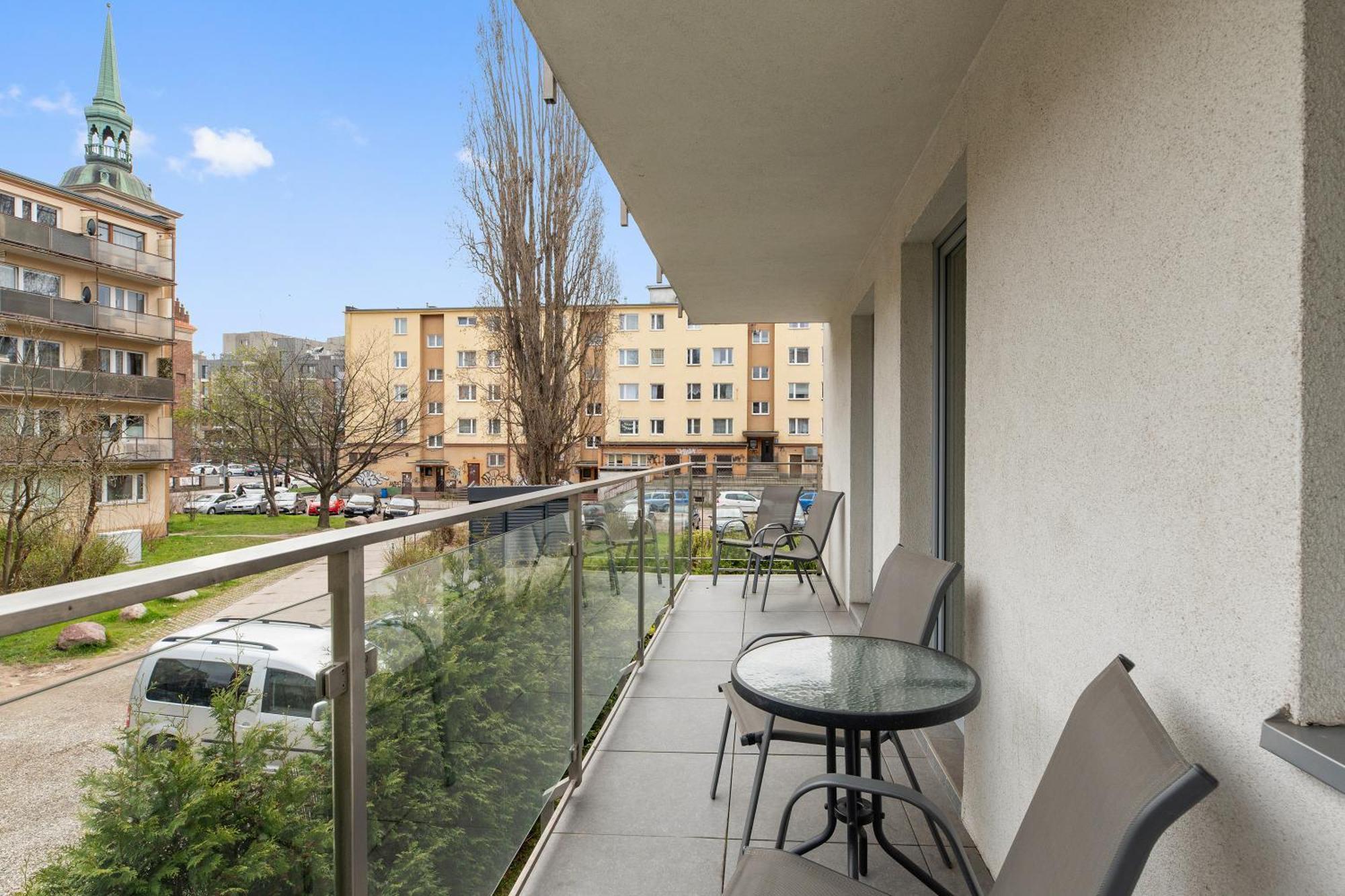 Blue Mandarin Marina Apartment Гданск Стая снимка